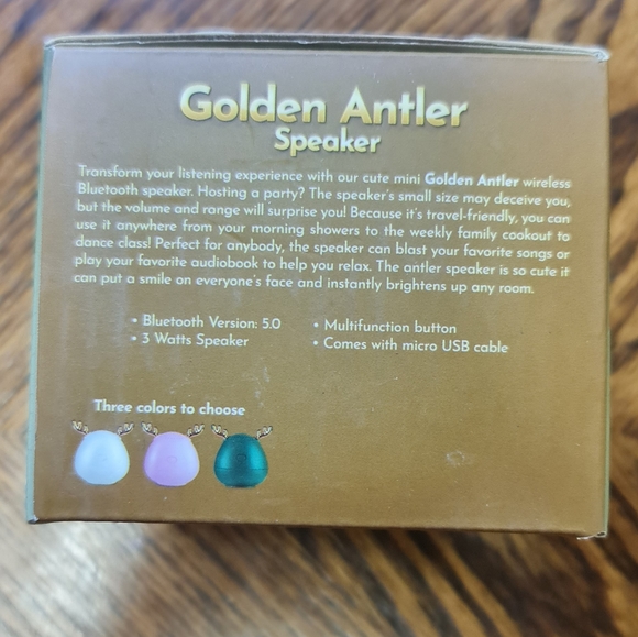 PHUNKEE TREE Antler Wireless Speaker NIB - Picture 8 of 8